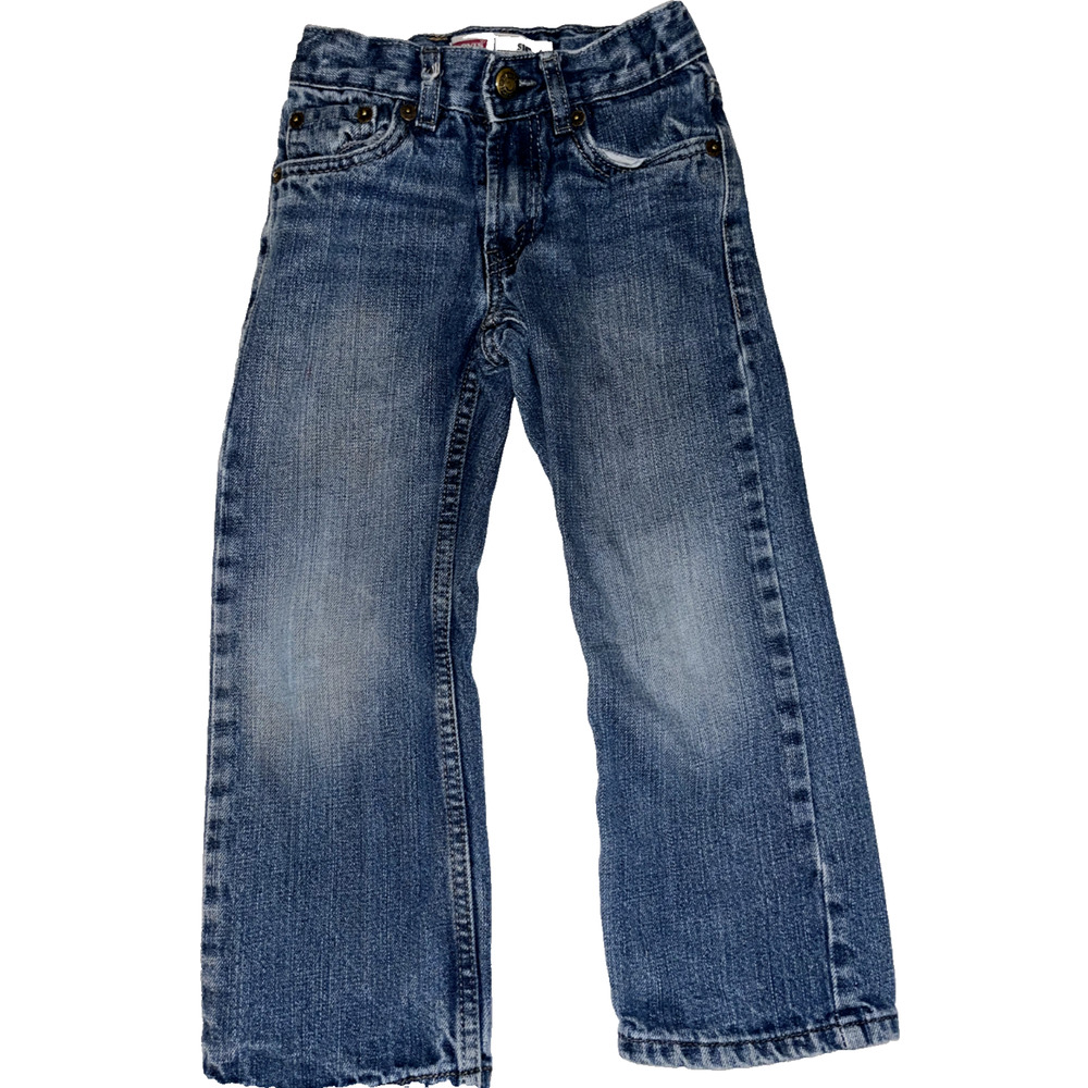 Levis Strauss Jeans 514 Slim Straight Blue Boys Size 5 Regular Boys or Girls